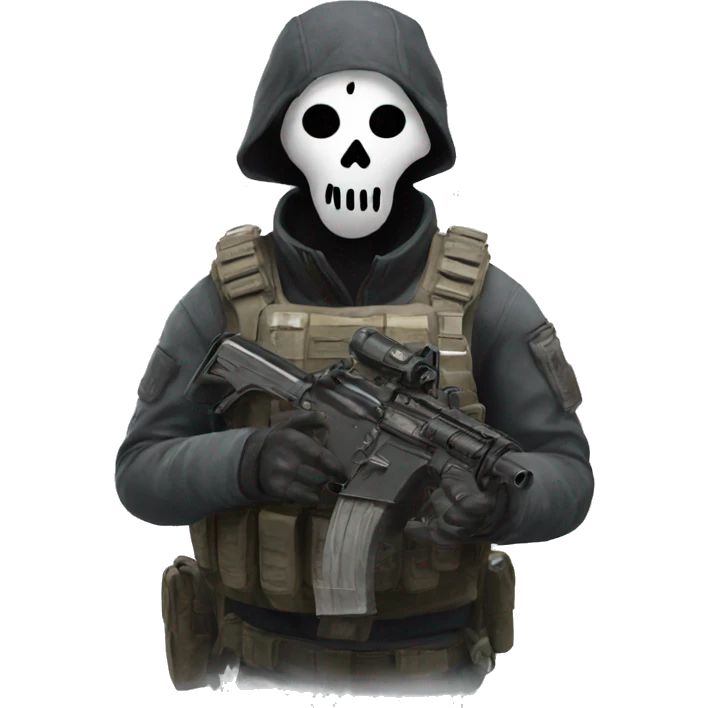 Ghost from call of duty  emoji