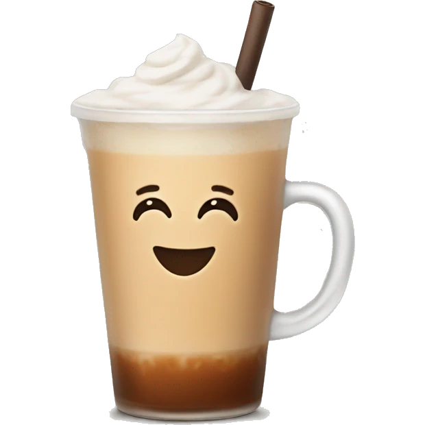 iced chai tea latte emoji