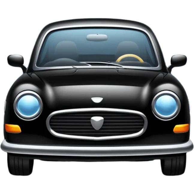 Black car escort emoji