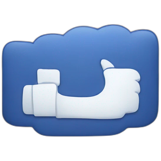 Facebook logo emoji