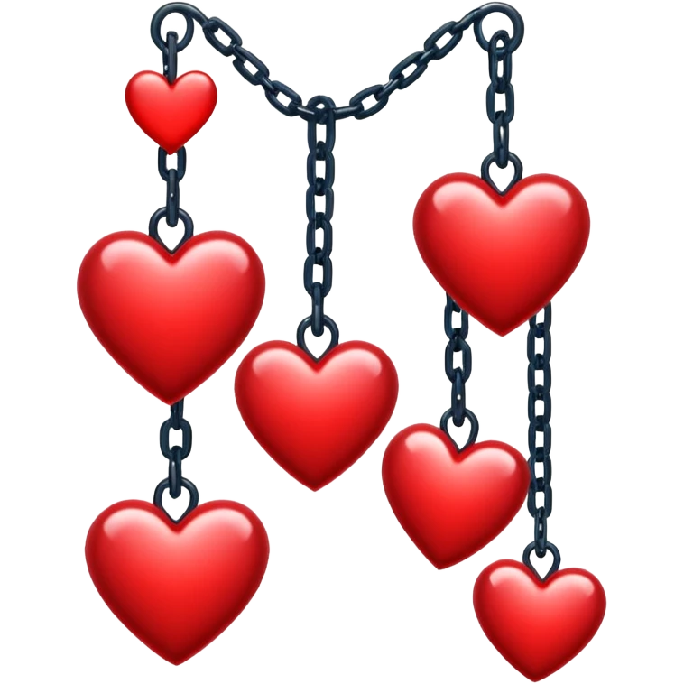  Dangling hearts  emoji