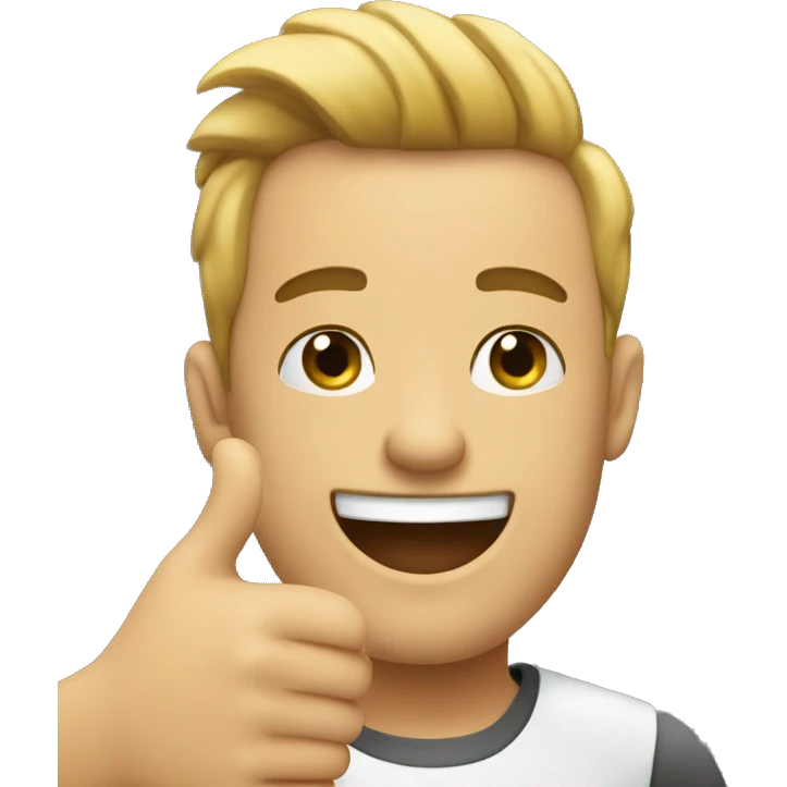 Me giving a thumbs up emoji
