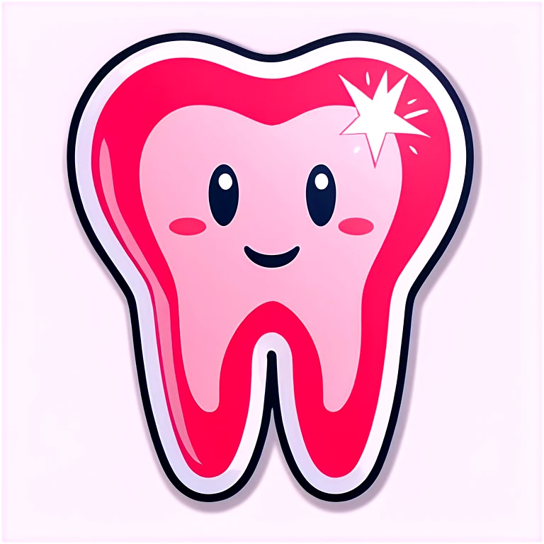 Tooth with diamond emoji