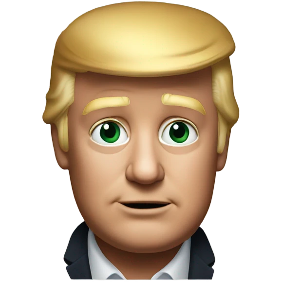 Donald trump photorealistic emoji