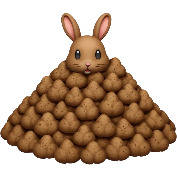 rabbit poop emoji