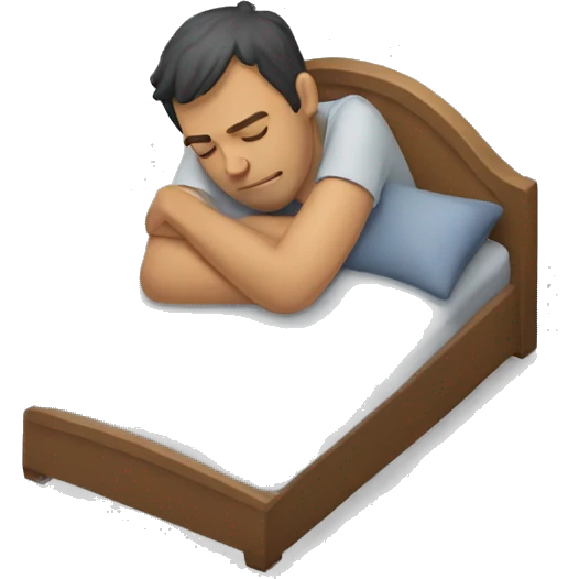 sleeping man  emoji