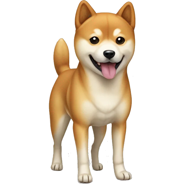 Beige dog Shiba Inu emoji