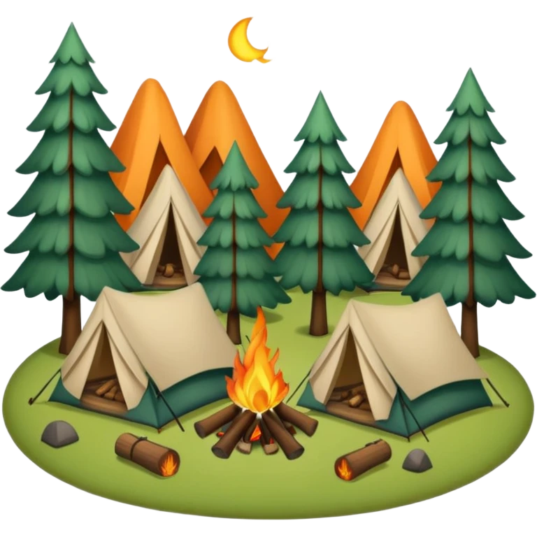 campsite emoji