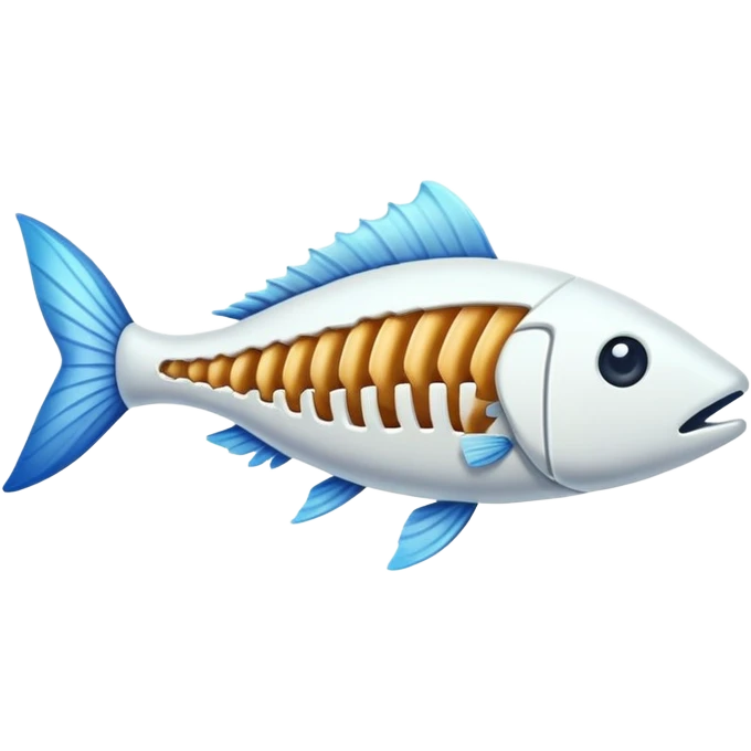 Fish bone emoji