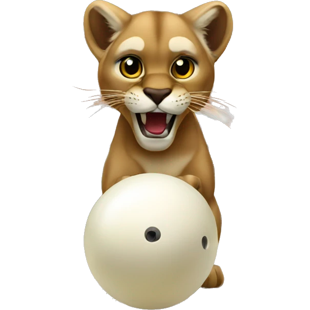 cougar bowling emoji