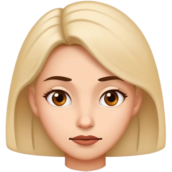 woman emoji with tricky mischievous face thinking expression emoji