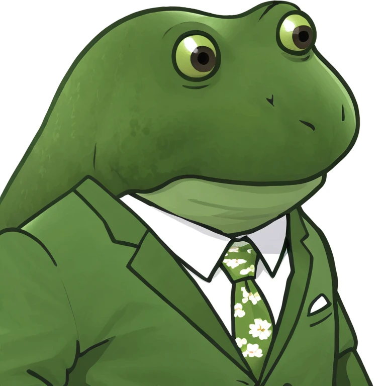 bufo in a japanese suit emoji
