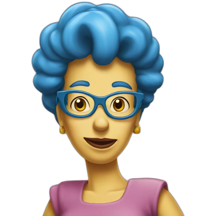 Marge simpson emoji