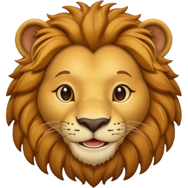 Alex el león apuntando emoji
