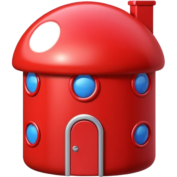 A red pill house  emoji