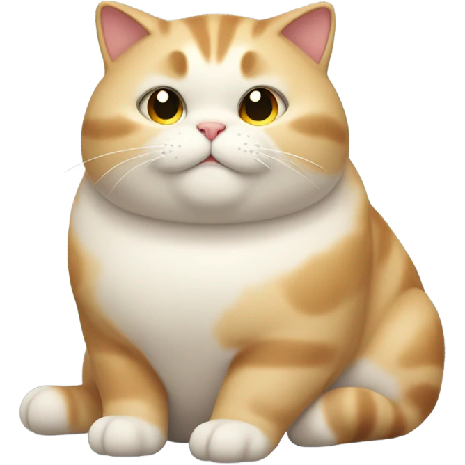 fatty cat emoji