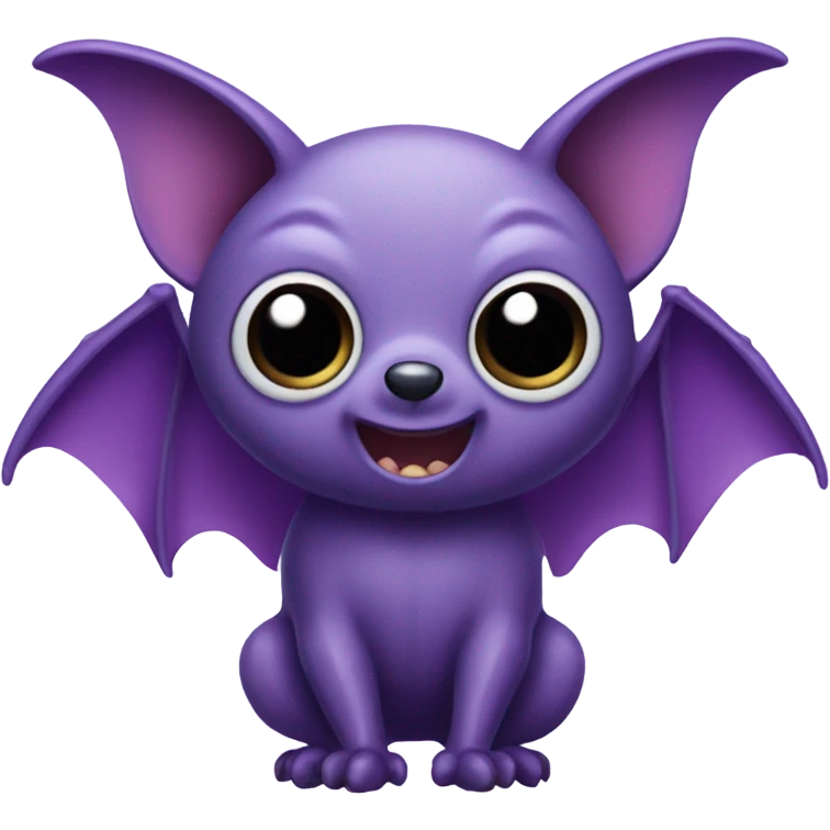Purple bat  emoji