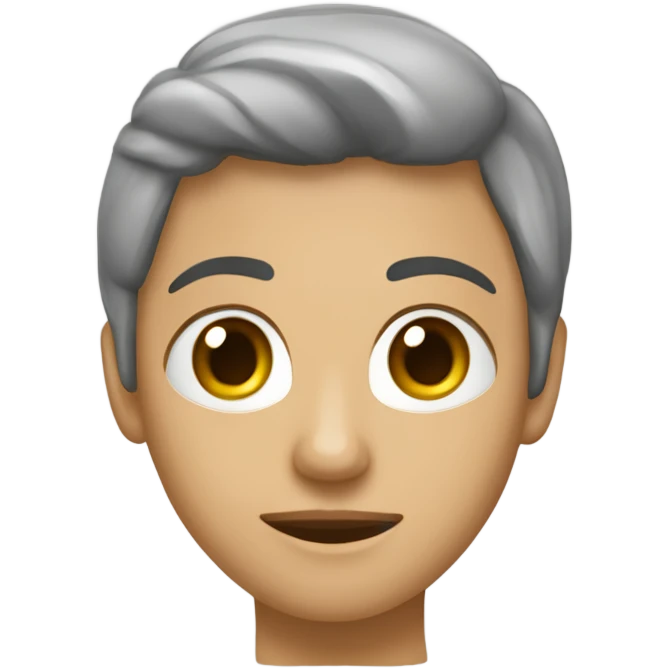 Девушка с темными волосами и карими глазами плачет  emoji
