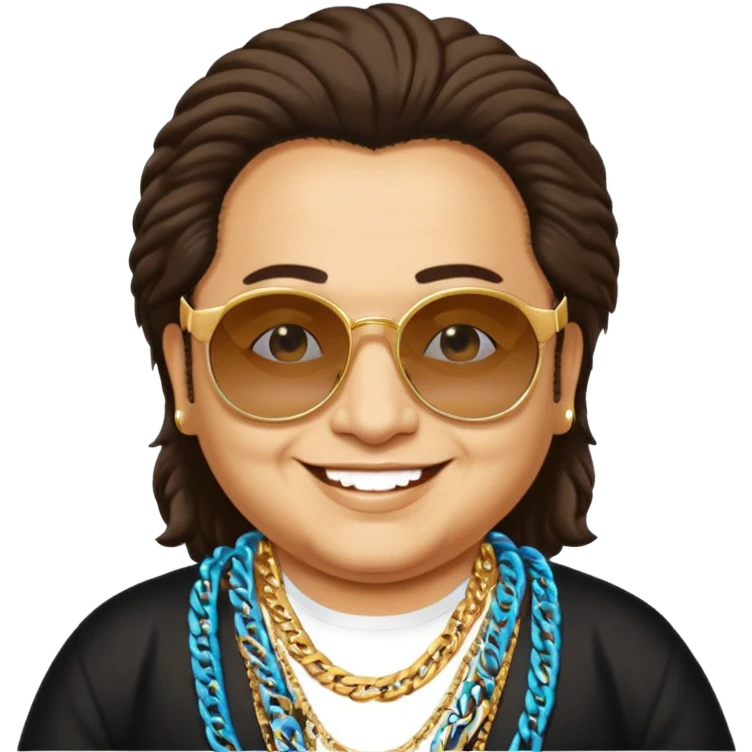 Bappi Lahiri smiling emoji