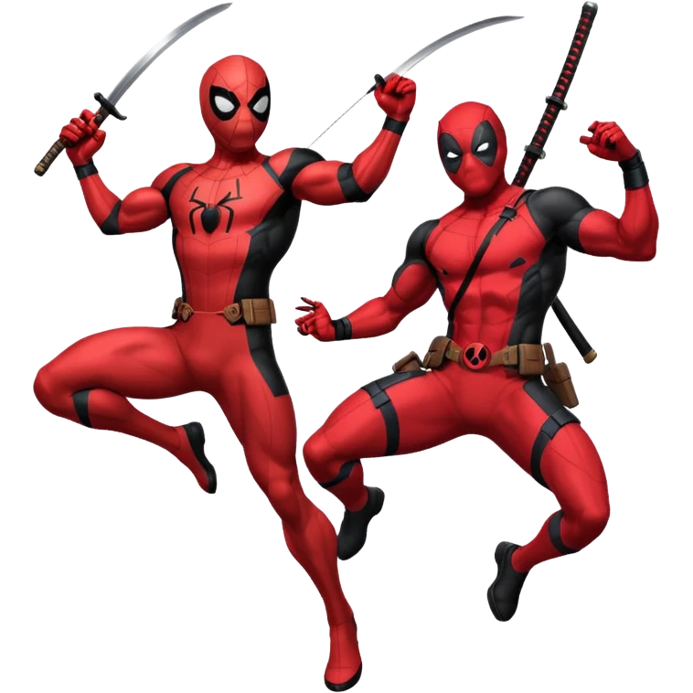 Spider-Man and Deadpool emoji