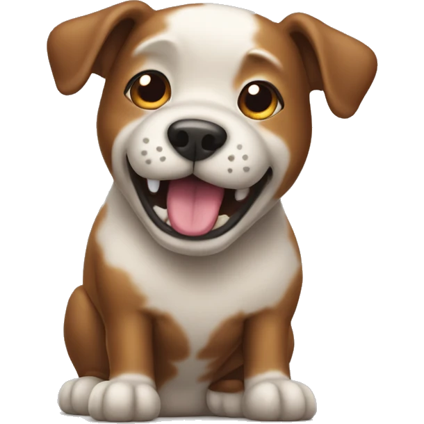 pooping dog emoji