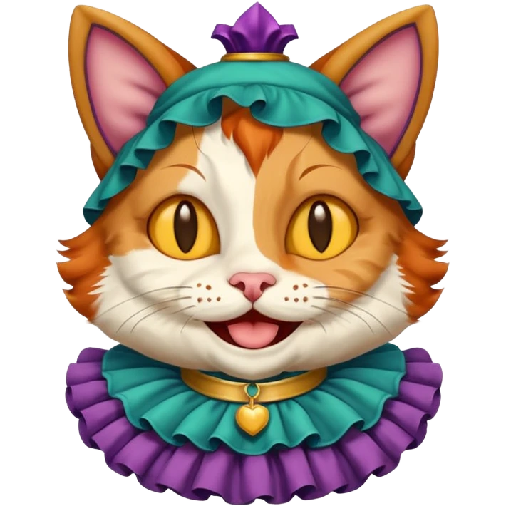 court jester cat emoji