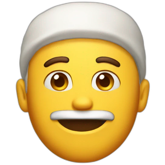 Baked guy emoji