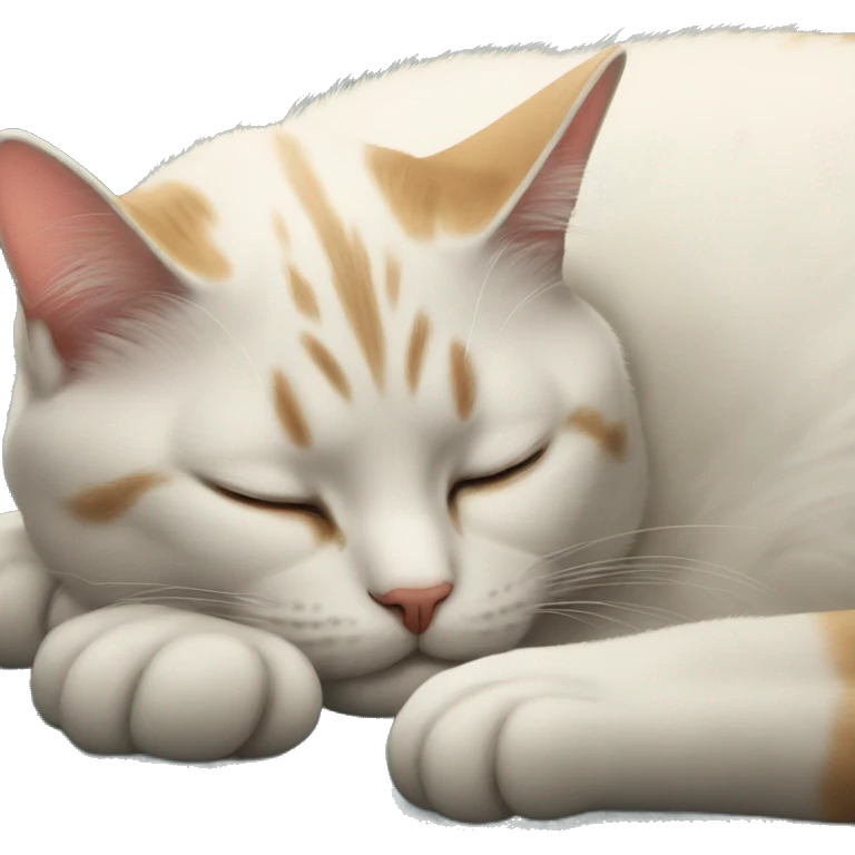 cat sleeping emoji