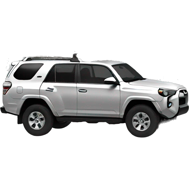 4 Runner with a christmas tree on the roof emoji