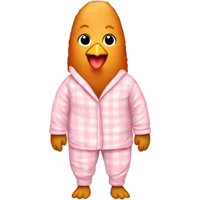 chicken nugget in pajamas emoji