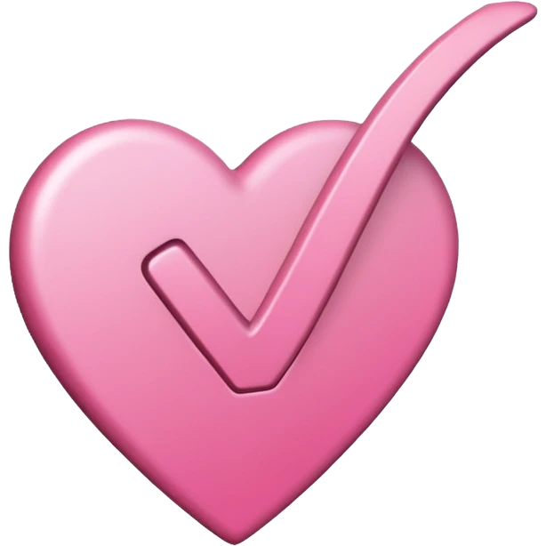 pink check mark emoji