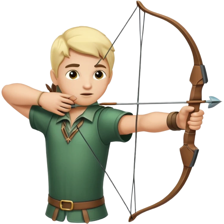 a kid archer emoji