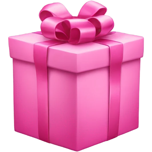 Pink present  emoji