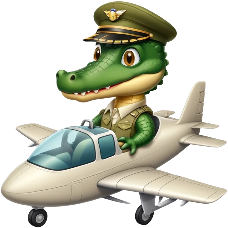 🐊🛩️ emoji