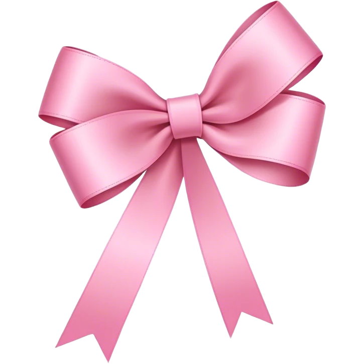 Super ultra-thin and stretched ribbon bow, as narrow as possible, single loop, no extra loops, no fluffy or rounded shapes, only one long and sleek ribbon, delicate, minimalist, NO DOUBLE LOOPS, NO THICKNESS, ONLY A SINGLE SLIM LINE pink emoji