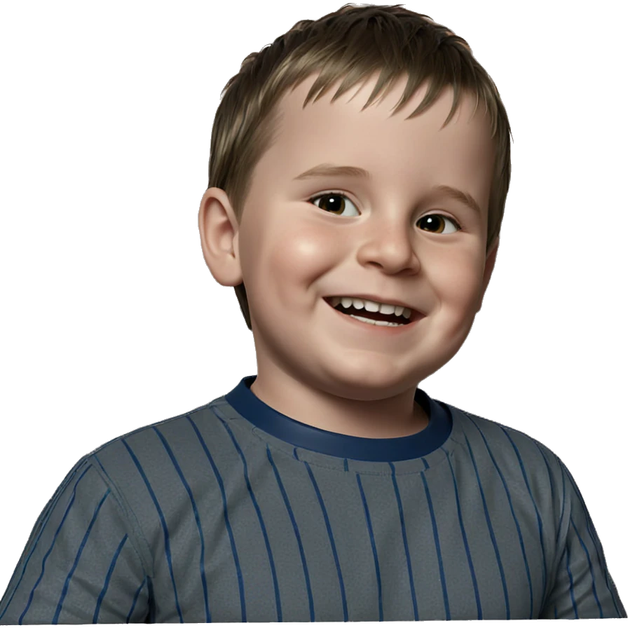 smiling boy portrait meme emoji