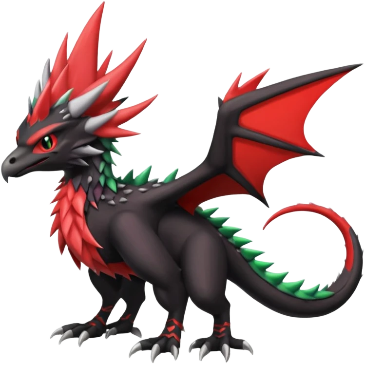 Nargacuga-Noivern-fusion (full body) emoji