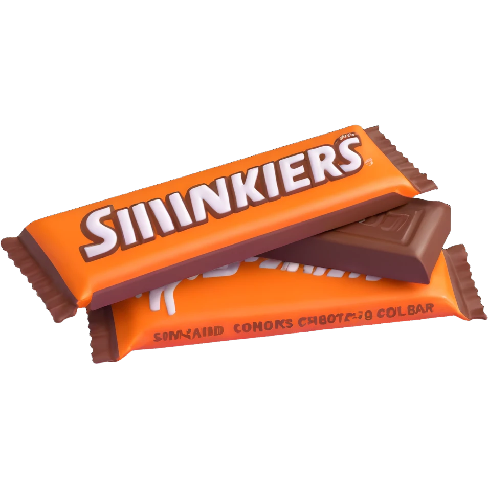 Snickers candy bar emoji