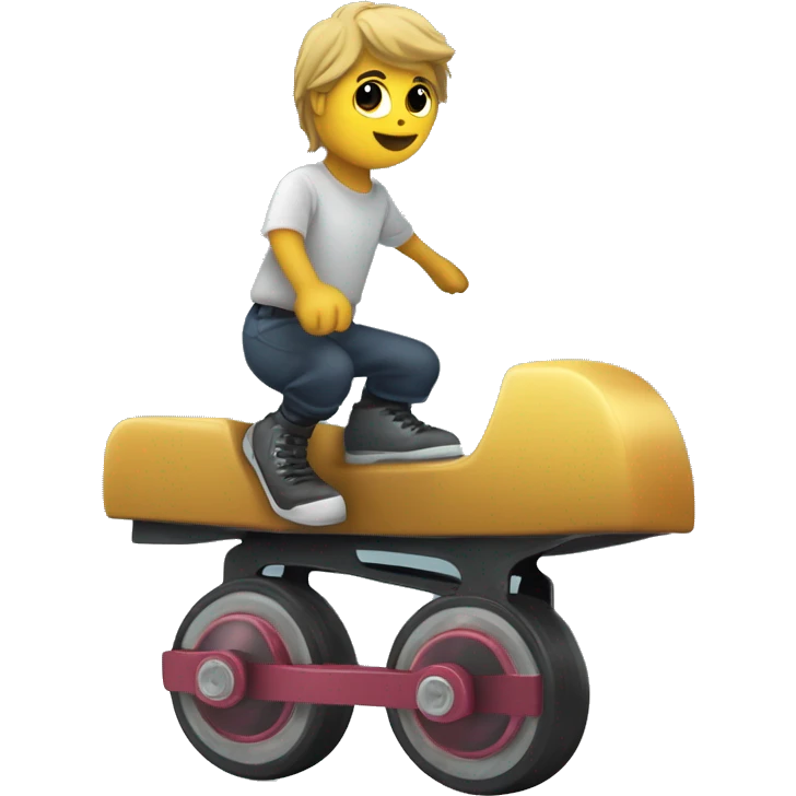 Solo Patines con truenos en las ruedas a velocidad  emoji