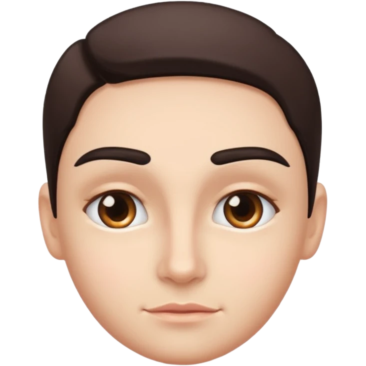 Eyebrows up emoji