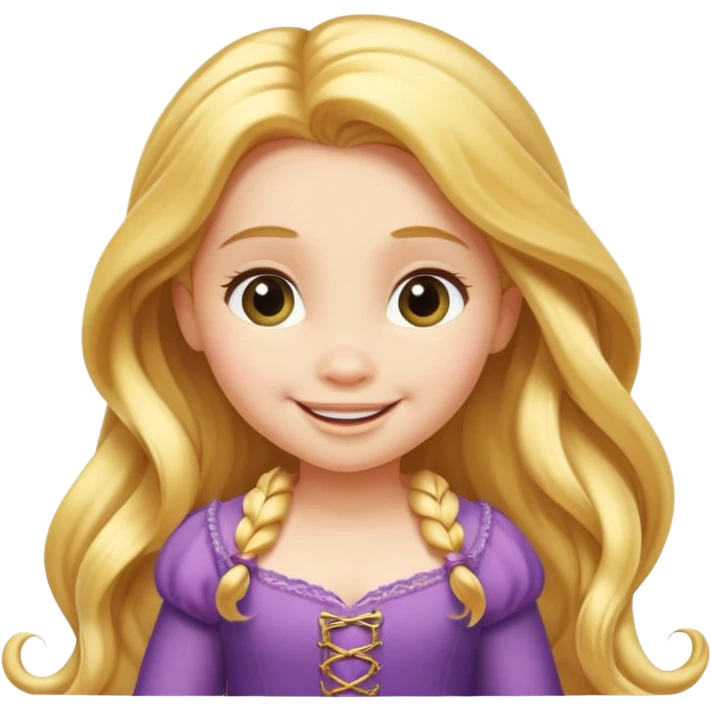 Rapunzel baby emoji