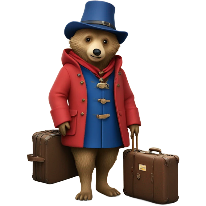 Paddington bear in Warwick castle emoji