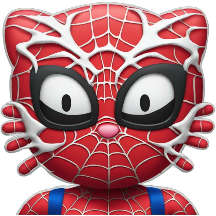 Hello kitty x Spiderman emoji