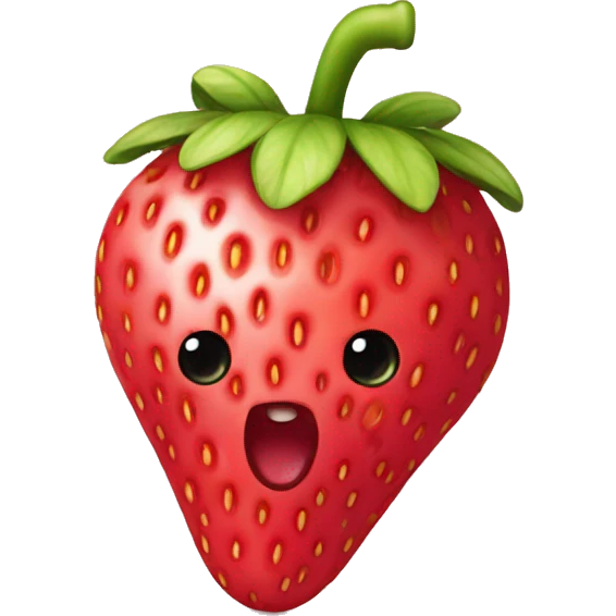 Strawberry tanghulu emoji