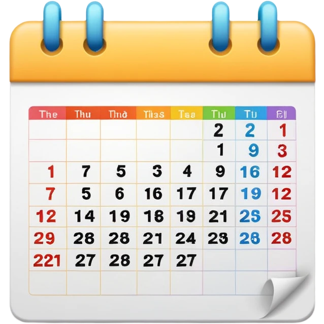 calender emoji