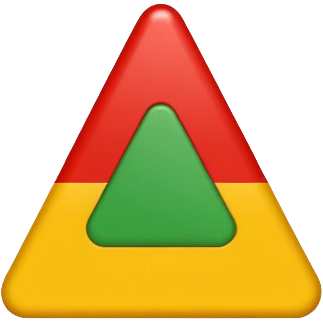 google drive tri-color triangle emoji emoji