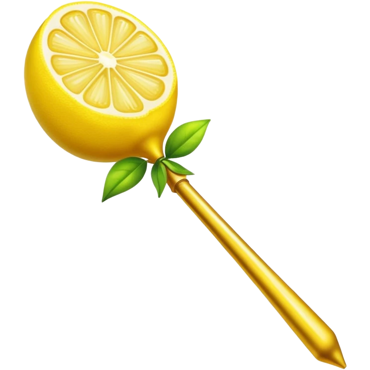 lemon scepter emoji