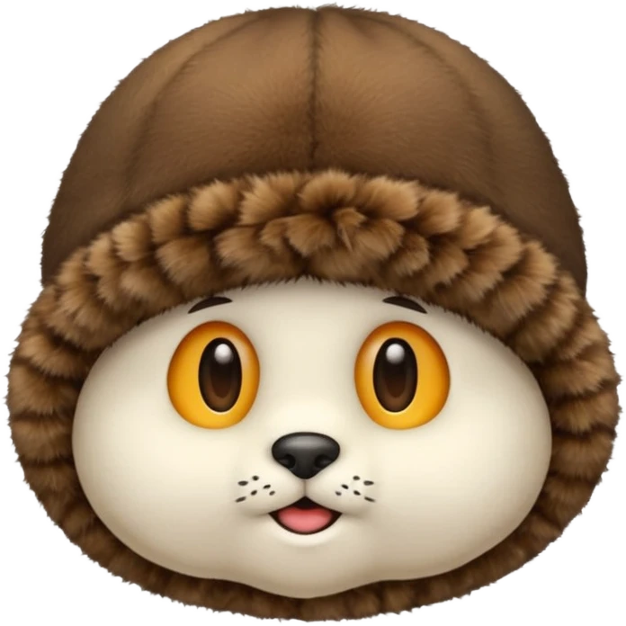 just fur hat no human emoji