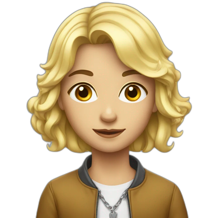 jeune avec de l'argent emoji