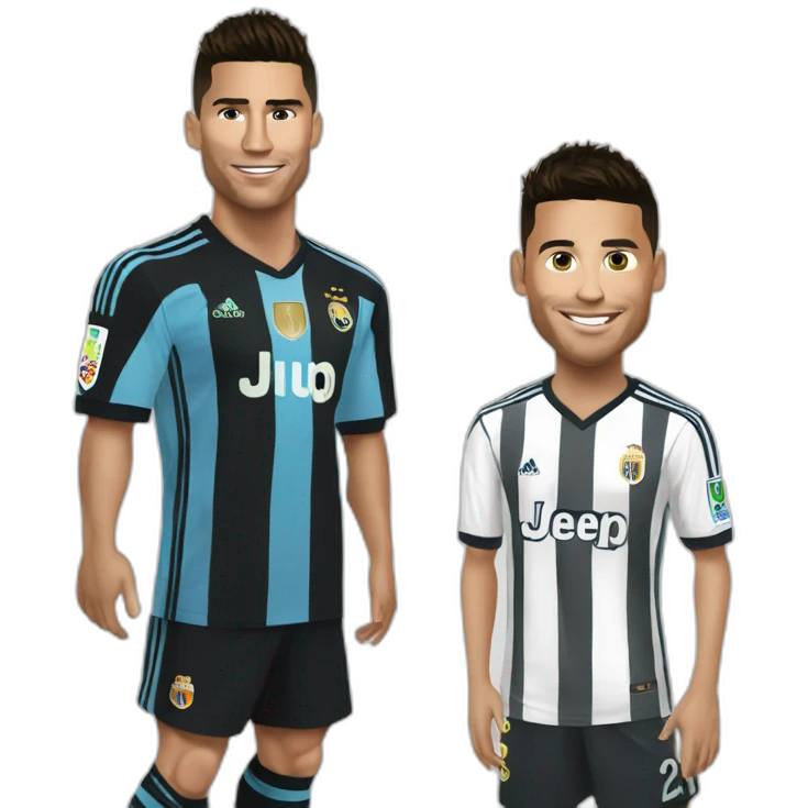 Ronaldo sur messi emoji